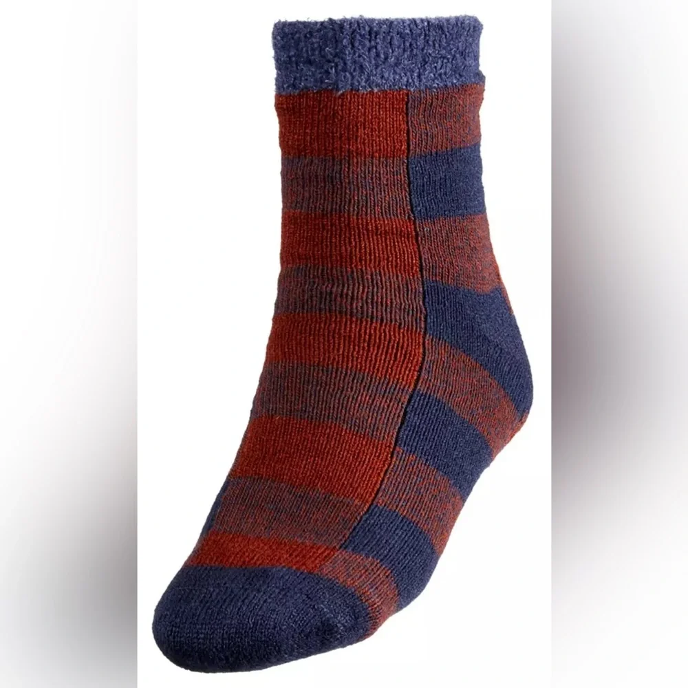 NORTHEAST OUTFITTERS men’s Cozy Cabin Buff Check Aloe Infused Crew Sock